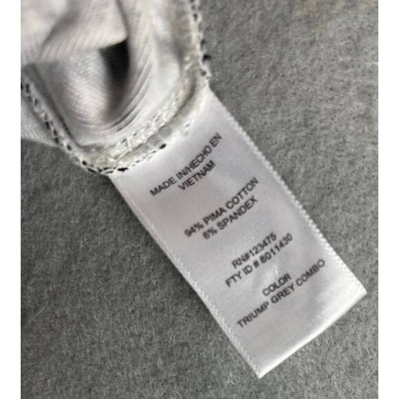 Ellen Tracy Medium Cap Sleeve Dress with Pockets Black Gray Animal Print - Picture 5 of 10